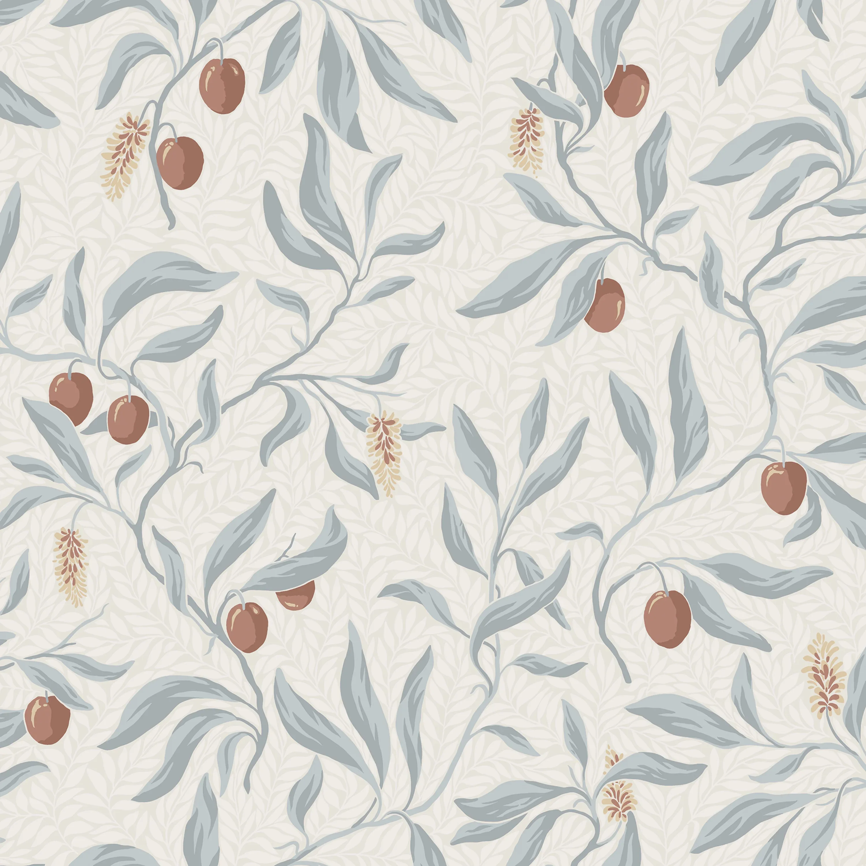 Sandberg Vinnie in Misty Blue wallpaper (S10192)