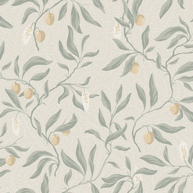 Sandberg Vinnie in Sage Green wallpaper (S10191)