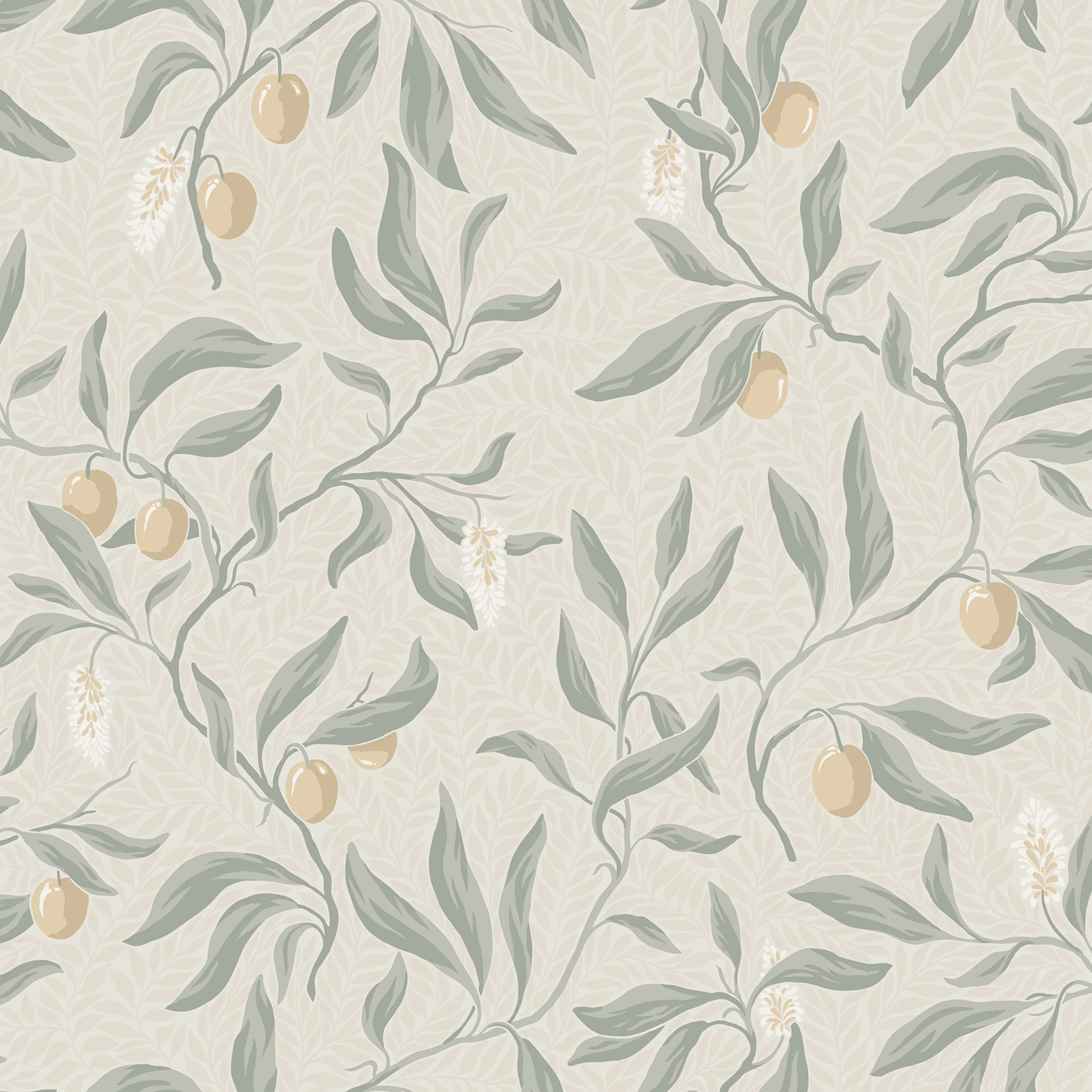 Sandberg Vinnie in Sage Green wallpaper (S10191)