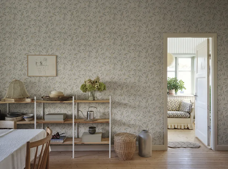 Sandberg Vinnie in Sage Green wallpaper (S10191)