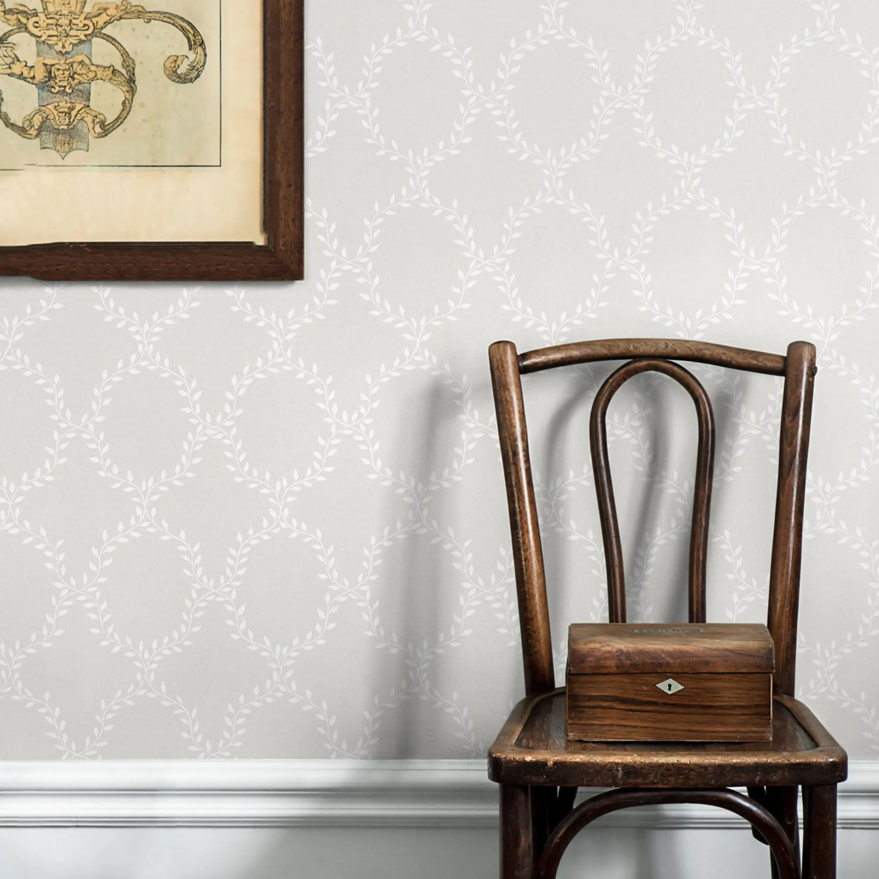 Sandberg Wilma in Gray wallpaper (503-41)