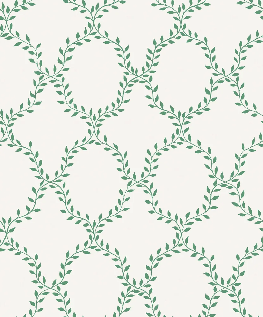 Sandberg Wilma in Green wallpaper (S10389)