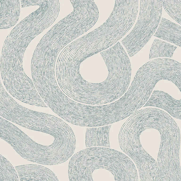 Sandberg Zen in Indigo Blue wallpaper (S10330)