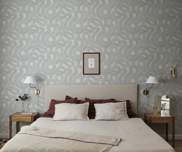 Sandberg Zen in Indigo Blue wallpaper (S10330)