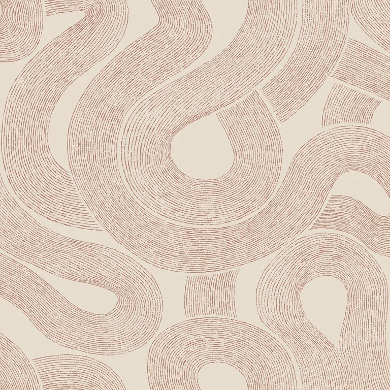 Sandberg Zen in Terracotta wallpaper (S10329)
