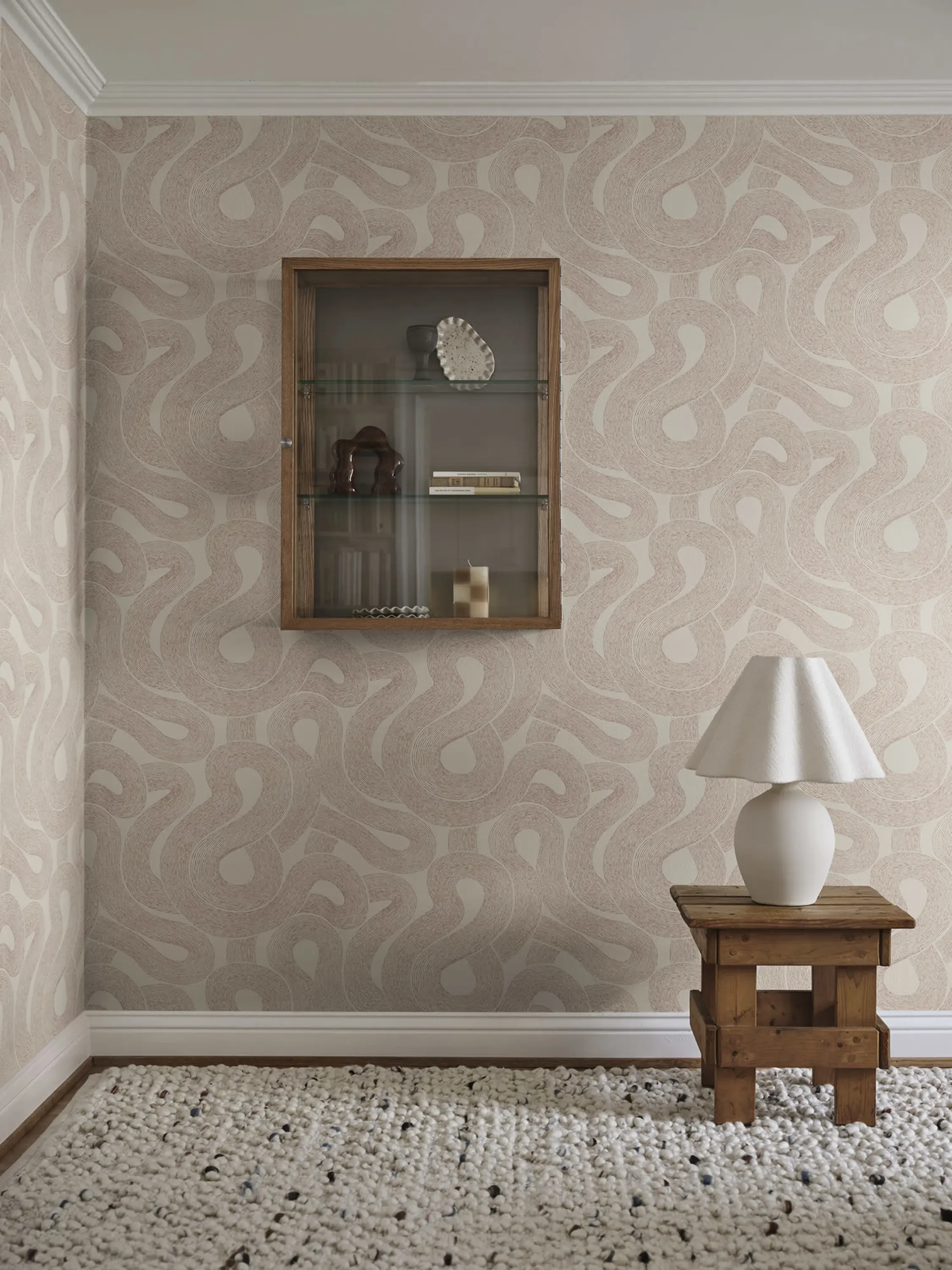 Sandberg Zen in Terracotta wallpaper (S10329)