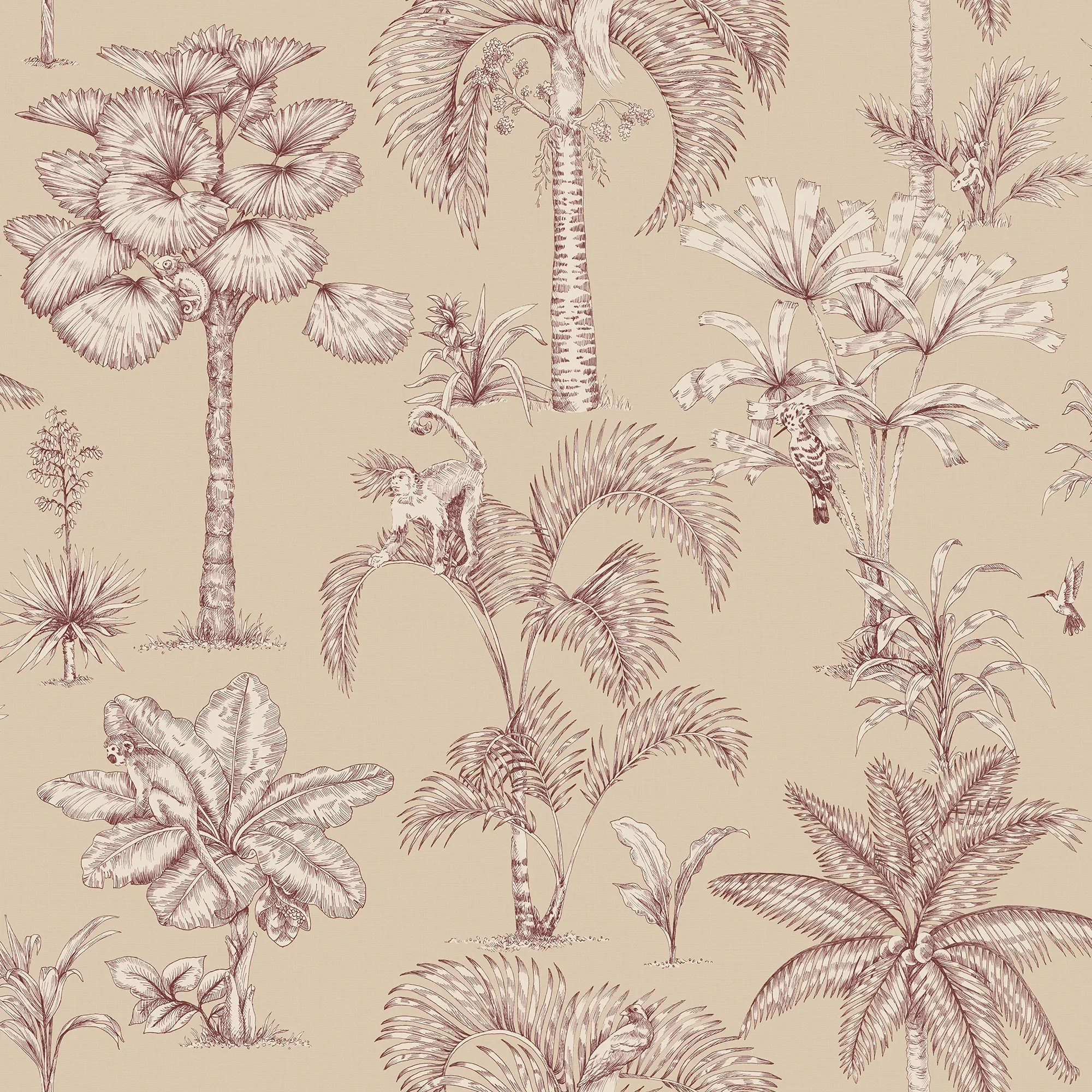 Adele wallpaper in Beige color