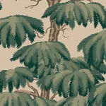 Alba wallpaper in Emerald color