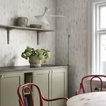 Alma wallpaper in Blush color