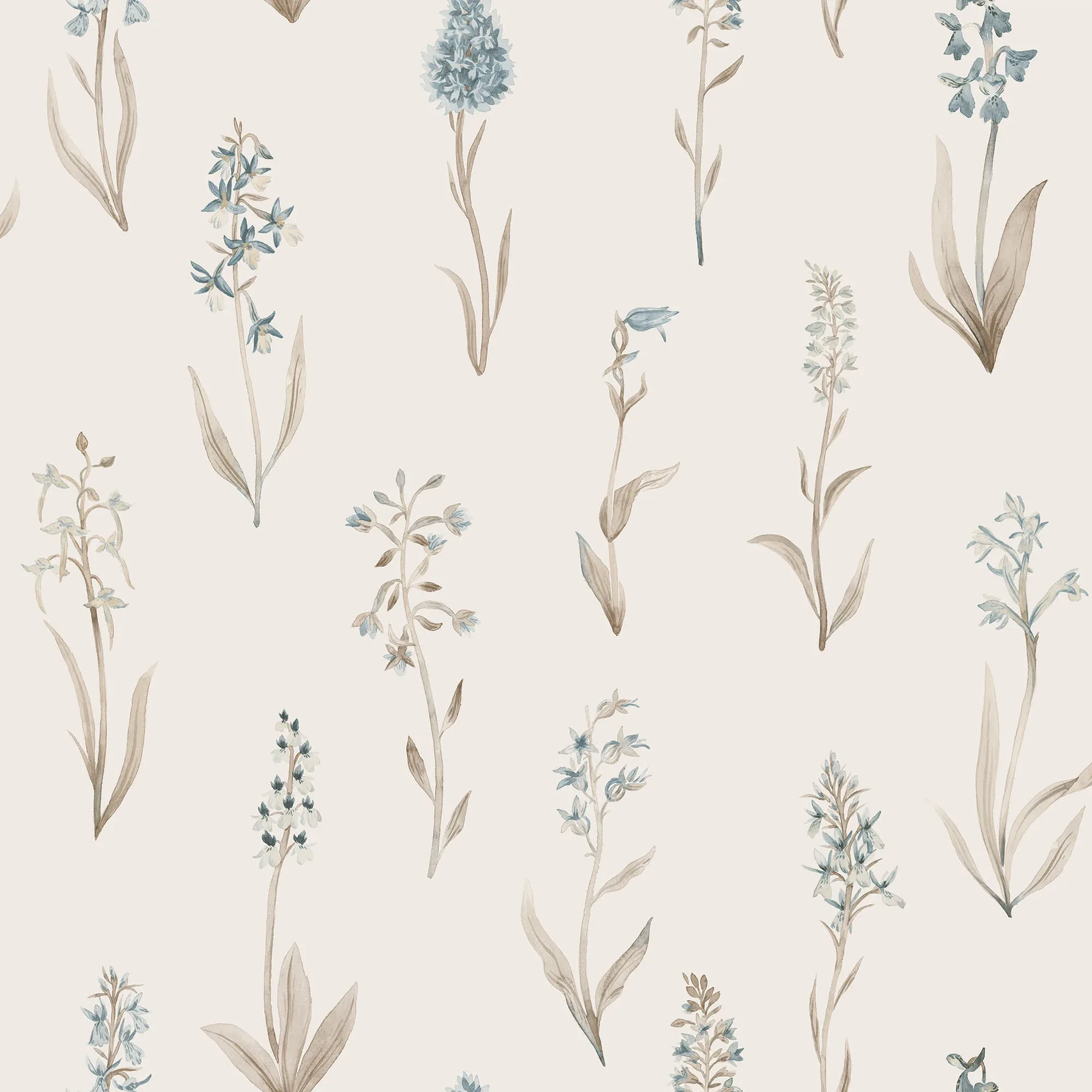 Alma wallpaper in Misty Blue color