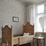 Alma wallpaper in Misty Blue color