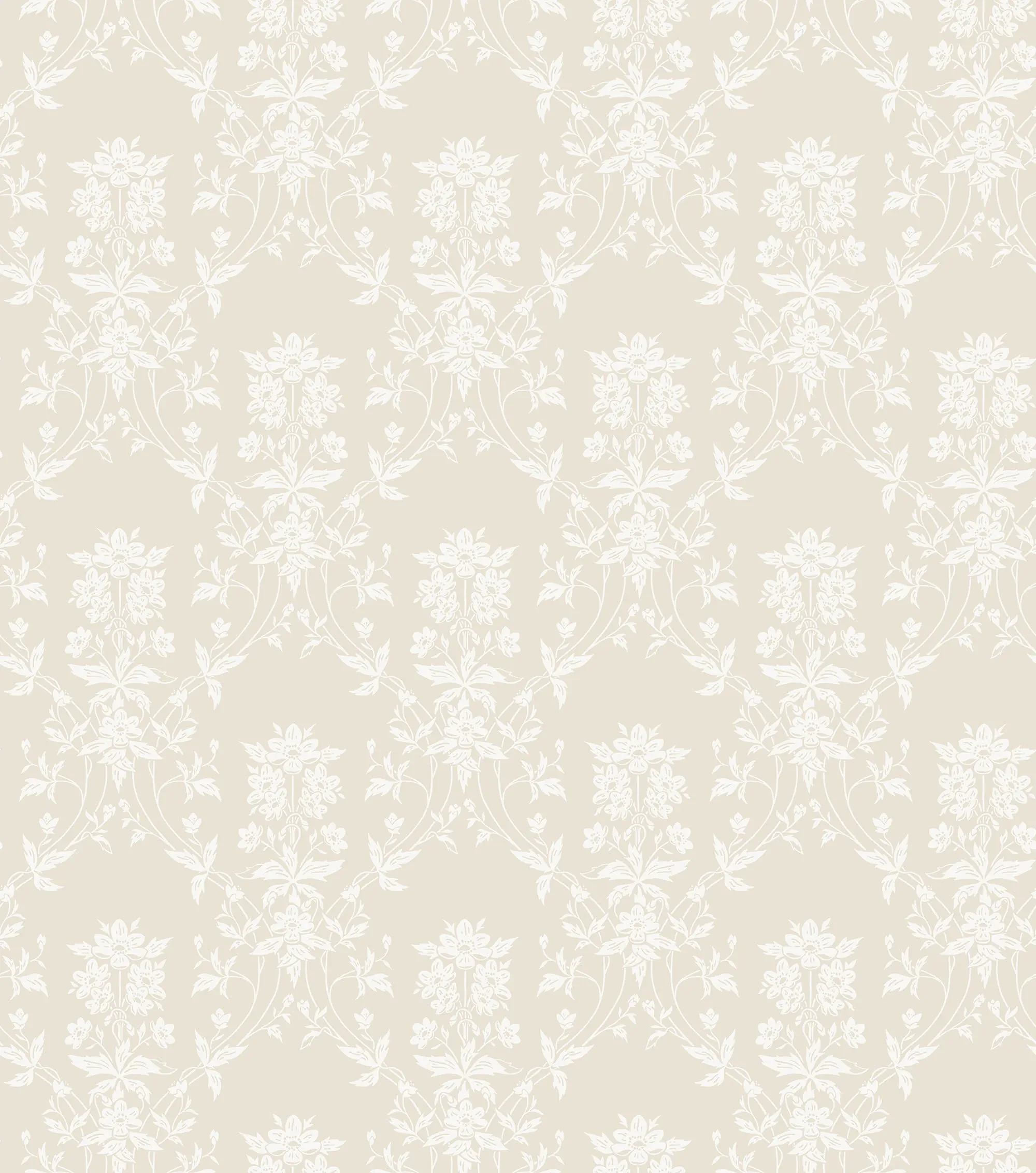 Alva wallpaper in Beige color
