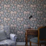 Amelia Wallpaper – Indigo Blue | Wallpaper Twins Amelia wallpaper in Indigo Blue color