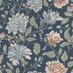 Annabelle Wallpaper – Classic Blue | Wallpaper Twins Annabelle wallpaper in Classic Blue color