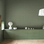 Annie Wallpaper – Green | Wallpaper Twins Annie wallpaper in Green color