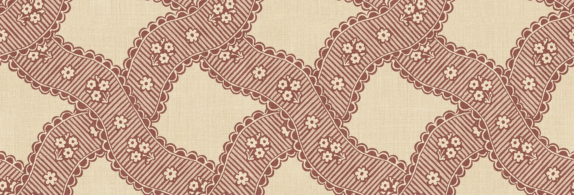 Annie wallpaper in Red color