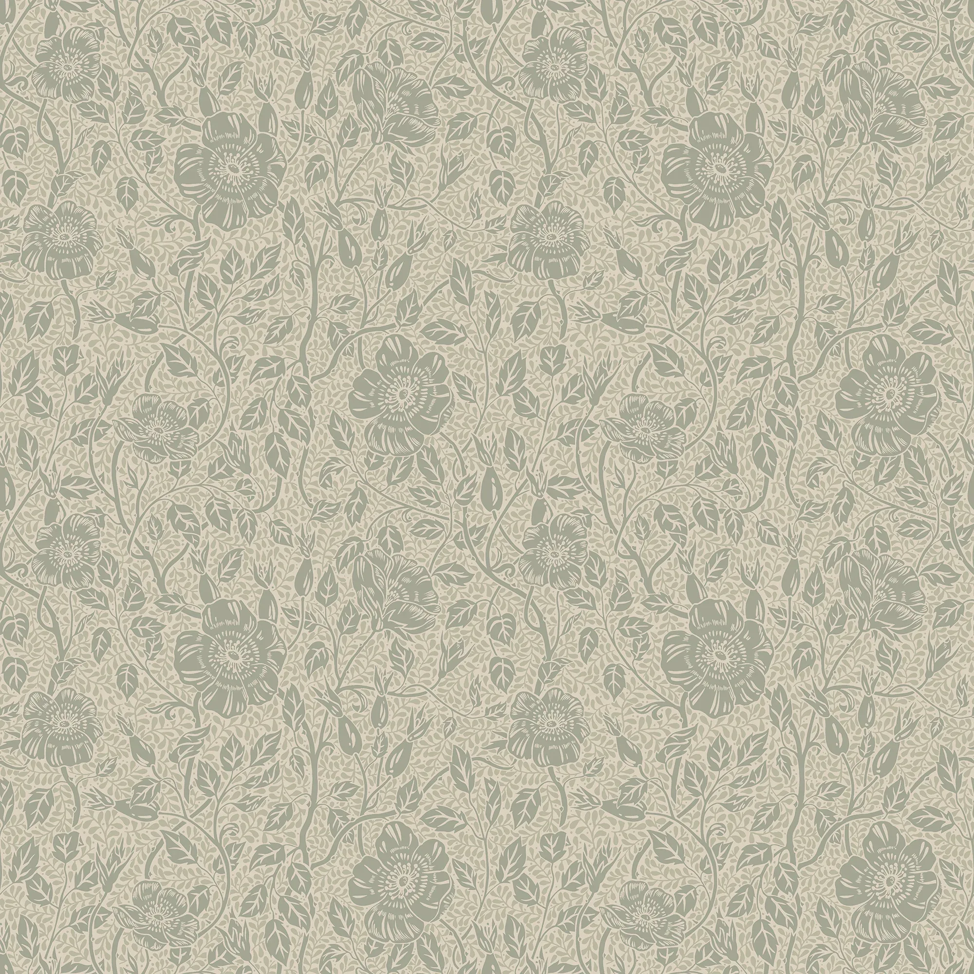 Anton wallpaper in Sage Green color