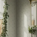 Anton Wallpaper – Sage Green | Wallpaper Twins Anton wallpaper in Sage Green color