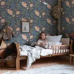 Ava Wallpaper – Classic Blue | Wallpaper Twins Ava wallpaper in Classic Blue color