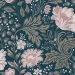 Ava Wallpaper – Dark Blue | Wallpaper Twins Ava wallpaper in Dark Blue color