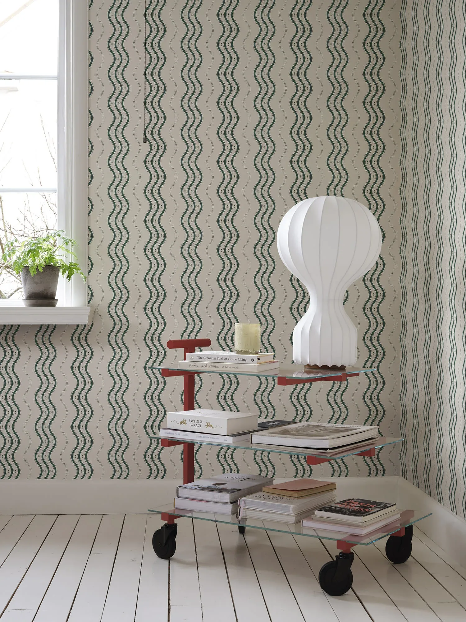 Ben wallpaper in Emerald color