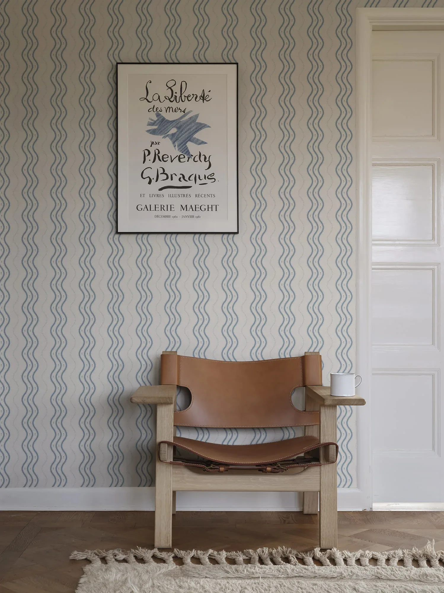 Ben wallpaper in Light Blue color
