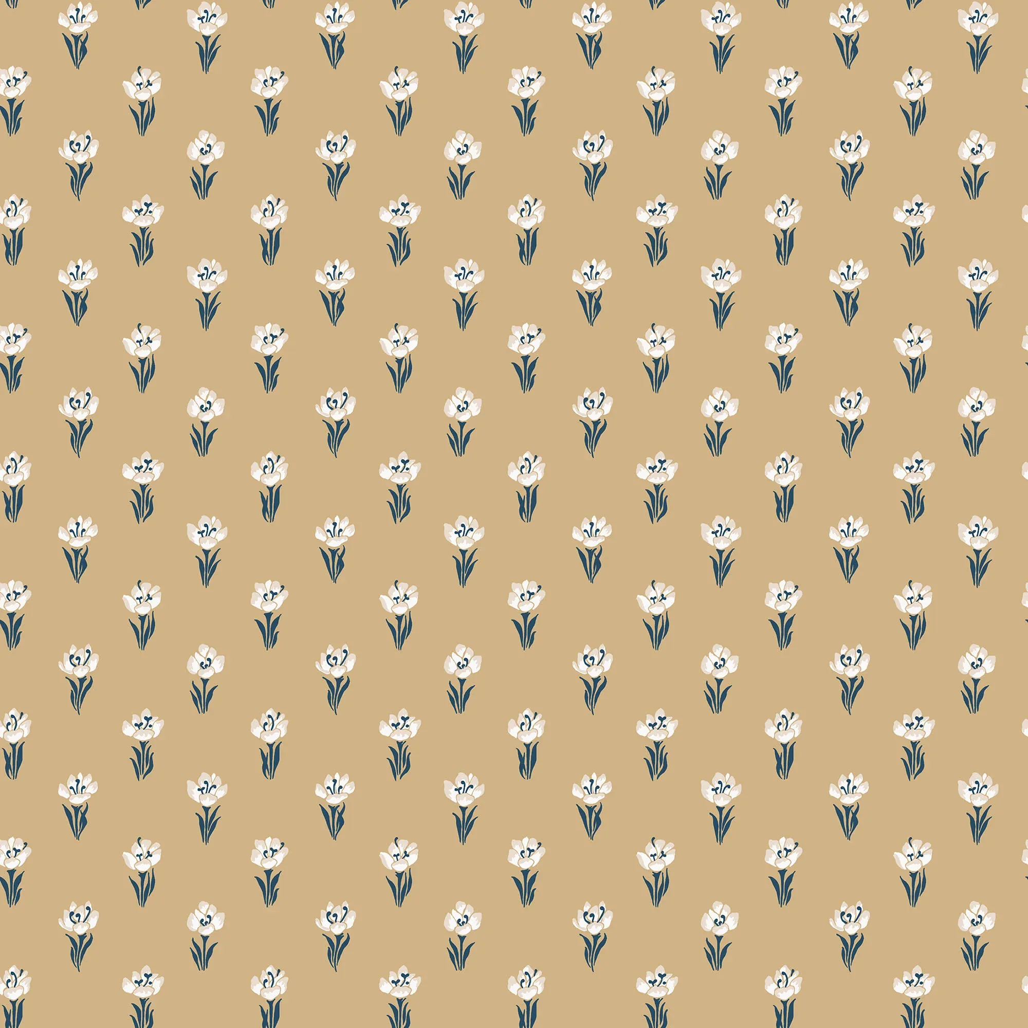 Betty wallpaper in Honey color