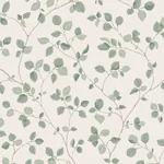 Bokskog wallpaper in Garden Green color