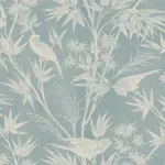 Celeste wallpaper in Misty Blue color