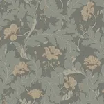 Charlotta forest green Wallpaper – | Wallpaper Twins Charlotta forest green wallpaper in color