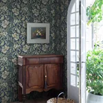 Daphne Wallpaper – Midnight Blue | Wallpaper Twins Daphne wallpaper in Midnight Blue color