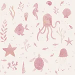 Della Wallpaper – Pink | Wallpaper Twins Della wallpaper in Pink color