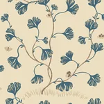 Ebba wallpaper in Blue color