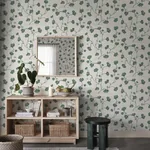 Ebba wallpaper in Green color