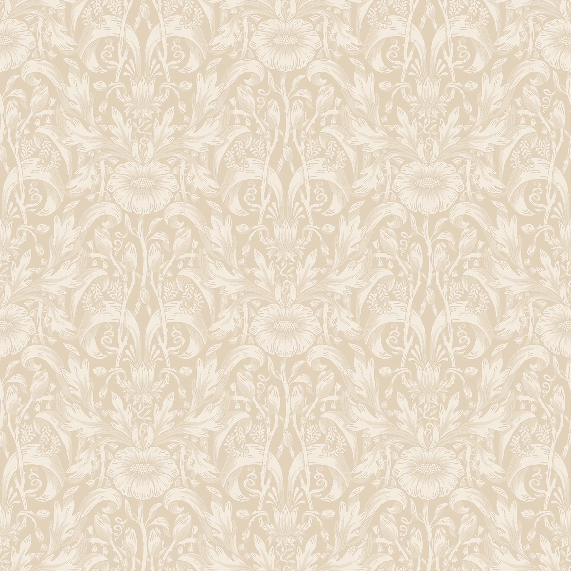 Emil wallpaper in Beige color
