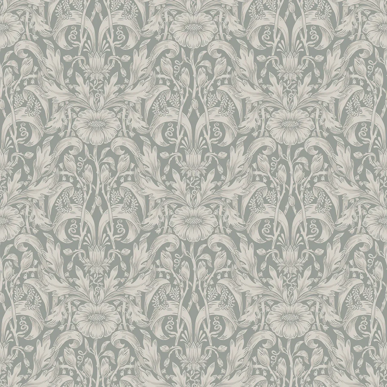 Emil Garden Green wallpaper in color