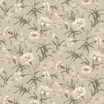 Emilie wallpaper in Clay color