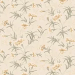 Emilie wallpaper in Honey color