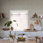 Emma wallpaper in Linen color