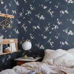 Engla Wallpaper – Classic Blue | Wallpaper Twins Engla wallpaper in Classic Blue color