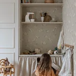 Engla Wallpaper – Mineral Gray | Wallpaper Twins Engla wallpaper in Mineral Gray color