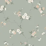 Engla Wallpaper – Sage Green | Wallpaper Twins Engla wallpaper in Sage Green color
