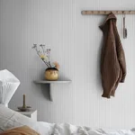 Estelle wallpaper in Sandstone color