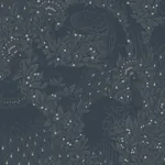 Evelina indigo blue Wallpaper – | Wallpaper Twins Evelina indigo blue wallpaper in color