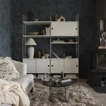 Evelina indigo blue Wallpaper – | Wallpaper Twins Evelina indigo blue wallpaper in color