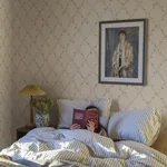 Ewa wallpaper in Dusty Pink color