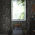 Fig Garden Wallpaper – Charcoal | Wallpaper Twins Fig Garden wallpaper in Charcoal color