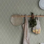 Gabriel sage green wallpaper in color