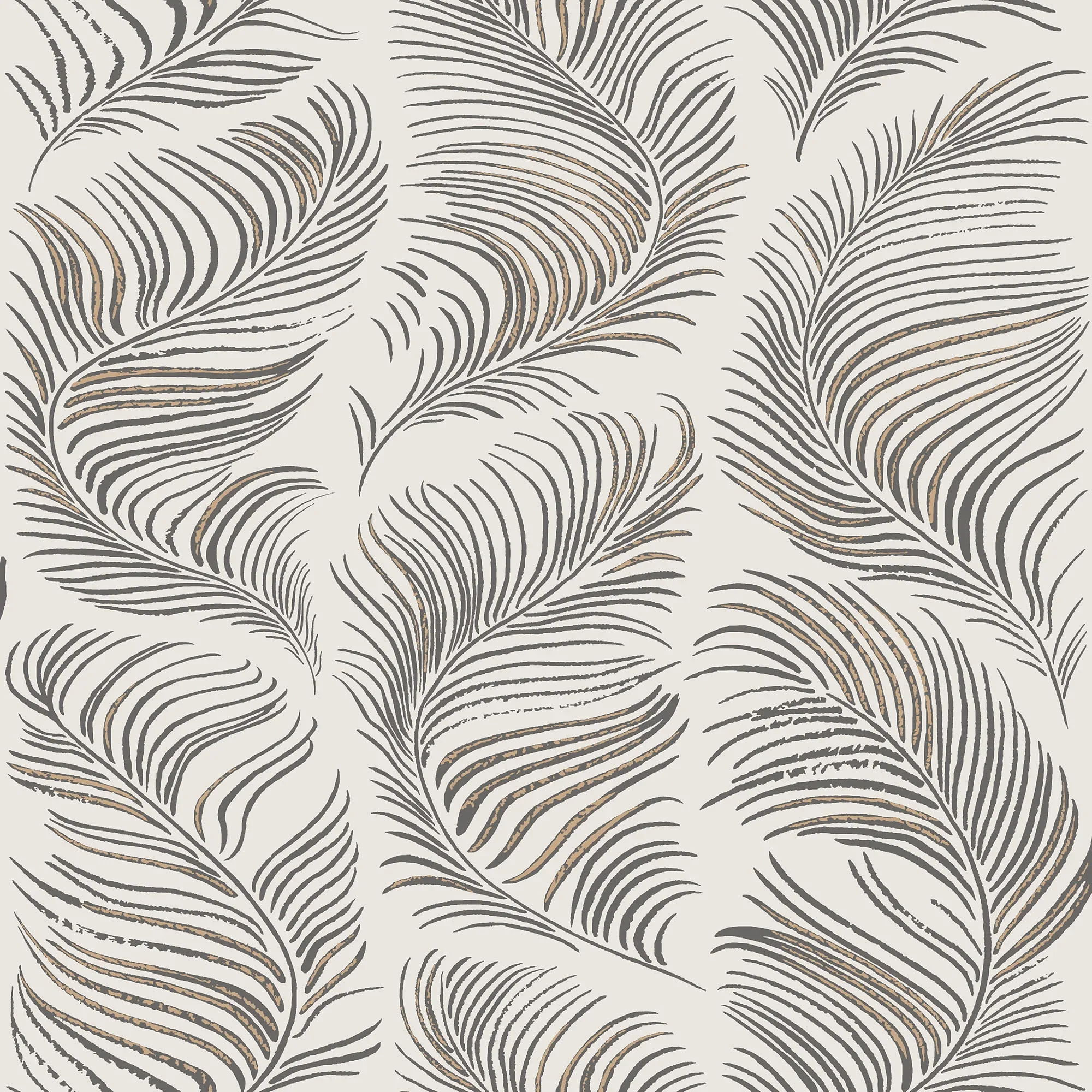 Grace wallpaper in Graphite color