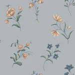 Hanna Wallpaper – Misty Blue | Wallpaper Twins Hanna wallpaper in Misty Blue color